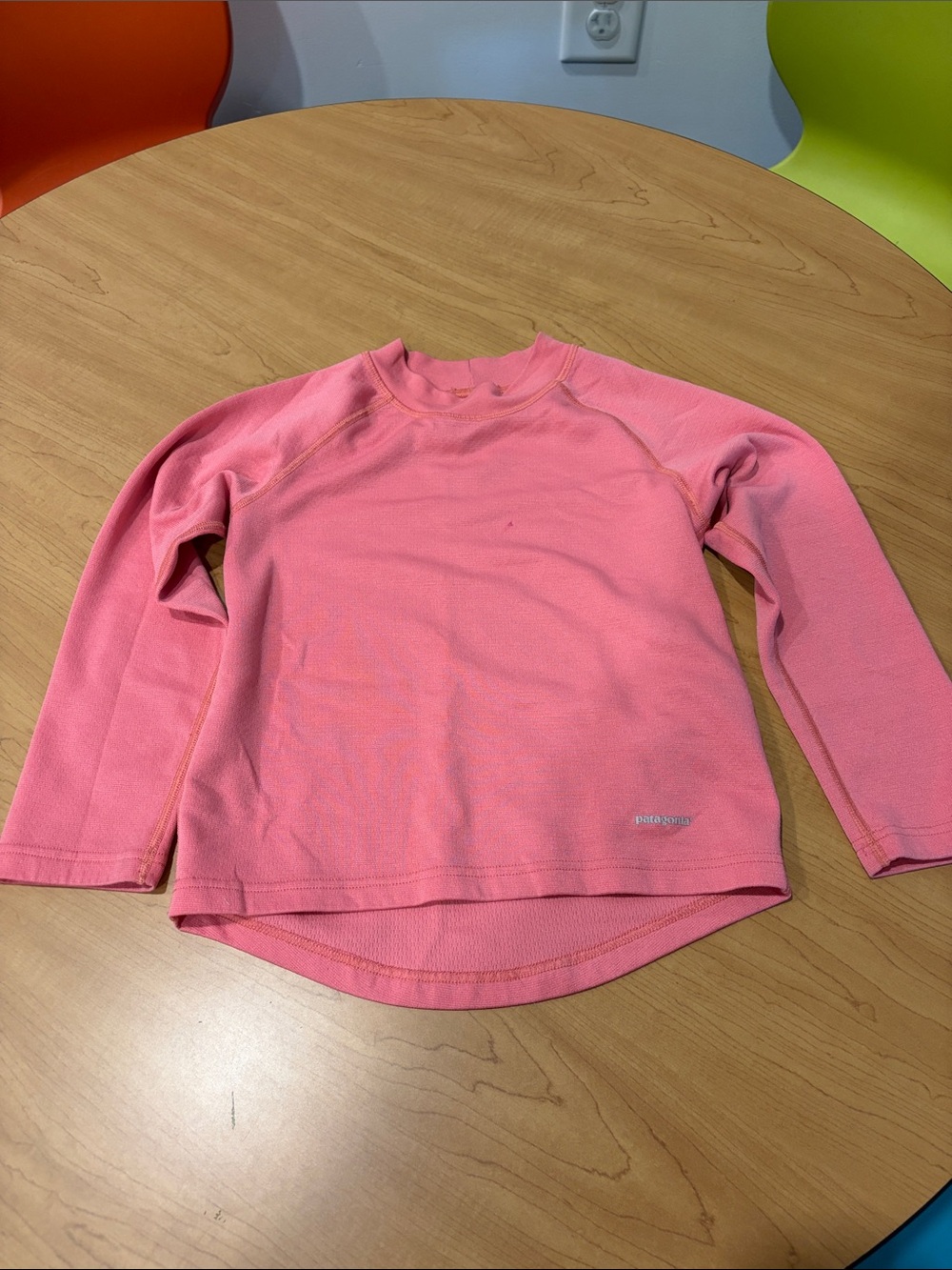 Patagonia Kids Pink Long-Sleeve Capilene 3 Midweight Baselayer